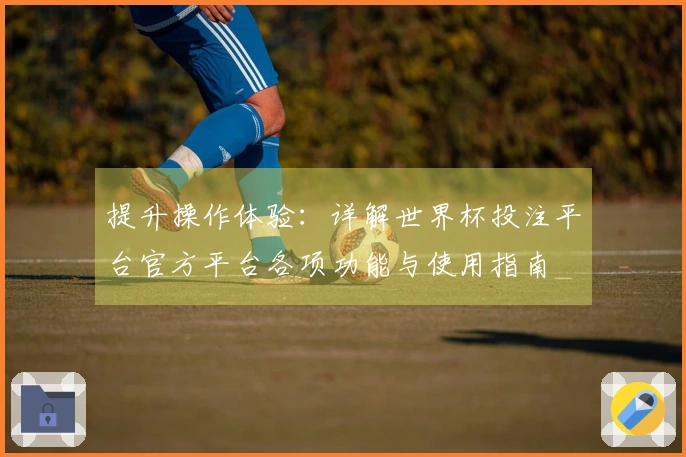 提升操作体验：详解世界杯投注平台官方平台各项功能与使用指南