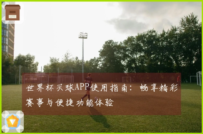 世界杯买球APP使用指南：畅享精彩赛事与便捷功能体验